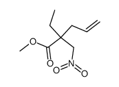 methyl 2-ethyl-2-(nitromethyl)-4-pentenoate结构式