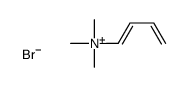 buta-1,3-dienyl(trimethyl)azanium,bromide Structure