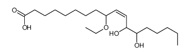 9-ethoxy-12,13-dihydroxyoctadec-10-enoic acid Structure