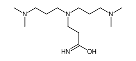 3-[bis[3-(dimethylamino)propyl]amino]propanamide结构式