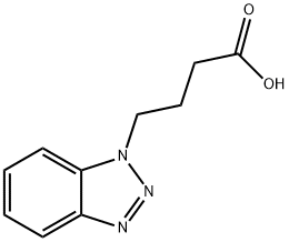 4-(1H-苯并[D][1,2,3]三唑-1-基)丁酸结构式
