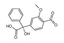 (R)-3-methoxy-4-nitrobenzilic acid结构式