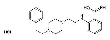 Benzamide, 2-((2-(4-(2-phenylethyl)-1-piperazinyl)ethyl)amino)-, monoh ydrochloride结构式