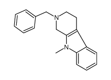 2-benzyl-9-methyl-3,4-dihydro-1H-pyrido[3,4-b]indole结构式