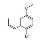 1-bromo-4-methoxy-2-prop-1-enylbenzene Structure