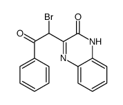 3-(1-bromo-2-oxo-2-phenylethyl)-1H-quinoxalin-2-one结构式