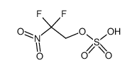 2,2-difluoro-2-nitroethyl sulfate Structure