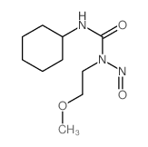Urea,N'-cyclohexyl-N-(2-methoxyethyl)-N-nitroso-结构式