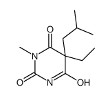 5-Ethyl-5-isobutyl-1-methylbarbituric acid Structure