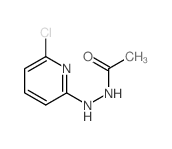 2-(N-乙酰基肼基)-6-氯吡啶结构式