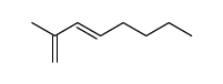 trans-2-Methyl-1,3-octadiene Structure