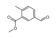 5-甲酰基-2-甲基苯甲酸甲酯结构式