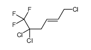 1,5,5-trichloro-6,6,6-trifluorohex-2-ene Structure