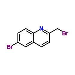 6-Bromo-2-(bromomethyl)quinoline Structure