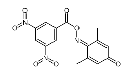 [(2,6-dimethyl-4-oxocyclohexa-2,5-dien-1-ylidene)amino] 3,5-dinitrobenzoate结构式