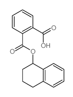 1,2-Benzenedicarboxylicacid, 1-(1,2,3,4-tetrahydro-1-naphthalenyl) ester Structure