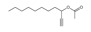 (+/-)-undec-1-yn-3yl acetate Structure