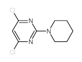 Pyrimidine,4,6-dichloro-2-(1-piperidinyl)- Structure