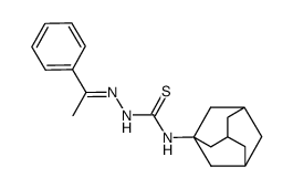 Acetphenone 4-[1-adamantyl]-3-thiosemicarbazone结构式