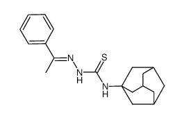 Acetphenone 4-[1-adamantyl]-3-thiosemicarbazone structure