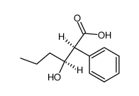 α-(1-Hydroxybutyl)benzenessigsaeure Structure