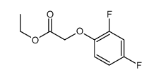 ethyl 2-(2,4-difluorophenoxy)acetate结构式