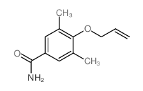Benzamide, 4-allyloxy-3,5-dimethyl-结构式
