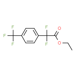ethyl 2,2-difluoro-2-(4-(trifluoromethyl)phenyl)acetate Structure