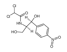 2,2-dichloro-N-[(1S,2R)-1,3-dihydroxy-1-(4-nitrophenyl)propan-2-yl]acetamide结构式
