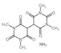 5-(1,3-dimethyl-2,4,6-trioxo-1,3-diazinan-5-yl)-1,3-dimethyl-1,3-diazinane-2,4,6-trione结构式
