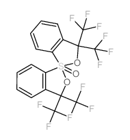 3,3,3',3'-tetrakis(trifluoromethyl)-1,1'-spirobi[2,1λ6-benzoxathiole] 1-oxide Structure