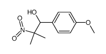 1-(4-methoxyphenyl)-2-methyl-2-nitropropan-1-ol Structure