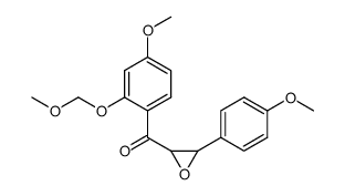 4,4'-dimethoxy-2'-methoxymethoxychalcone epoxide结构式