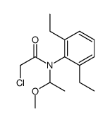 2-chloro-N-(2,6-diethylphenyl)-N-(1-methoxyethyl)acetamide Structure