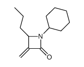 1-cyclohexyl-3-methylidene-4-propylazetidin-2-one结构式