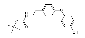 N-t-butoxycarbonyl-thyronamine Structure