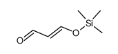 trans-3-trimethylsiloxyacrolein结构式