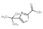 4-(叔-丁基)噻唑-2-羧酸结构式