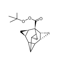 (R,S)-Trishomobullvalen-1-peroxycarbonsaeure-tert-butylester结构式