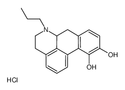 (6aS)-6-propyl-5,6,6a,7-tetrahydro-4H-dibenzo[de,g]quinoline-10,11-diol,hydrochloride Structure