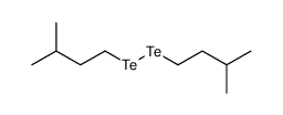 3-methyl-1-(3-methylbutylditellanyl)butane Structure