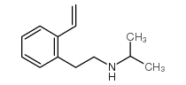 2-(异-丙基氨基)乙基苯乙烯结构式