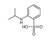 2-(propan-2-ylamino)benzenesulfonic acid Structure