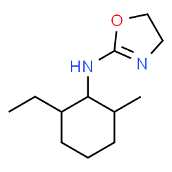 2-Oxazoline,2-[(2-ethyl-6-methylcyclohexyl)amino]-(8CI) structure