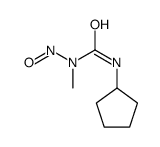 1-Cyclopentyl-3-methyl-3-nitrosourea结构式