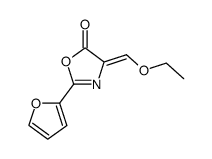 2-furyl-4-ethoxymethylene-5-oxazolone structure