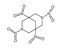1,3,5,7-tetranitro-3,7-diazabicyclo[3.3.1]nonane结构式