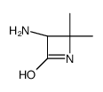 (3S)-3-amino-4,4-dimethylazetidin-2-one结构式