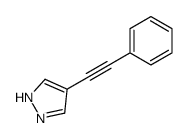 4-Phenylethynyl-1H-pyrazole Structure