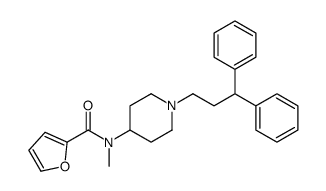 N-[1-(3,3-diphenylpropyl)piperidin-4-yl]-N-methylfuran-2-carboxamide Structure